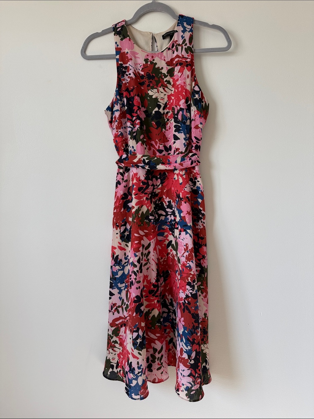 Banana republic sleeveless a line floral dress size 6
